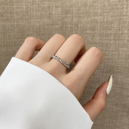 [Elowen Jewels]Elegant Resplendent Round Shape Party Ring