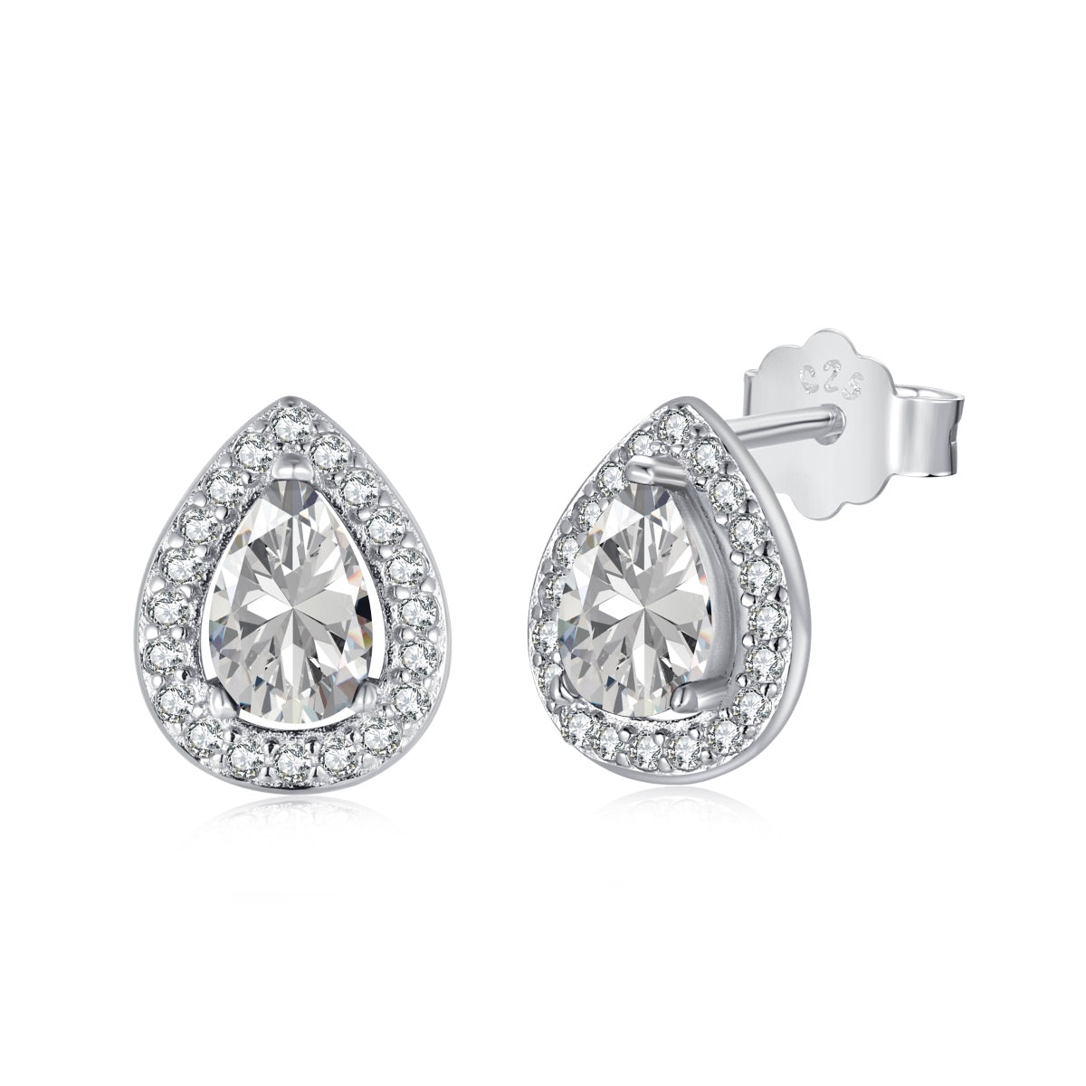 [Elowen Jewels]Luxurious Water Drop Shape Earrings