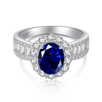 [Elowen Jewel]1.5 Carat Dazzling Charming Oval Cut Banquet Ring