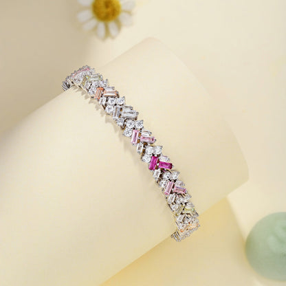 [Elowen Jewels]Dazzling Unique Multi Shape Daily Bracelet