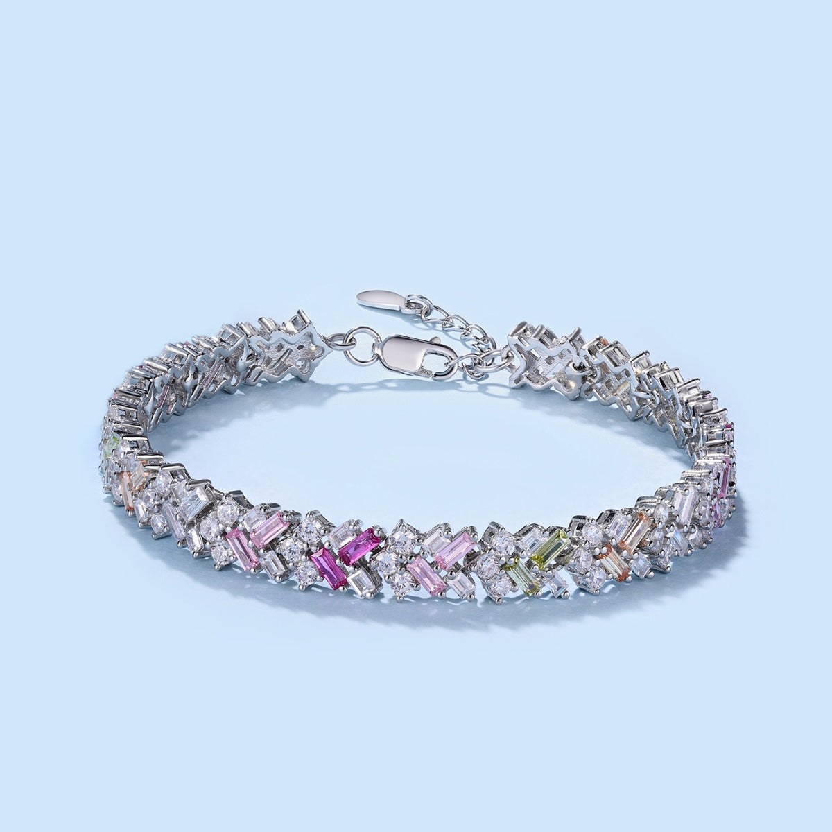 [Elowen Jewels]Dazzling Unique Multi Shape Daily Bracelet
