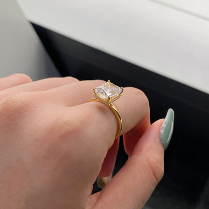 [Elowen Jewels]4.0 Carat Ornate Enchanting Radiand Cut Banquet Ring