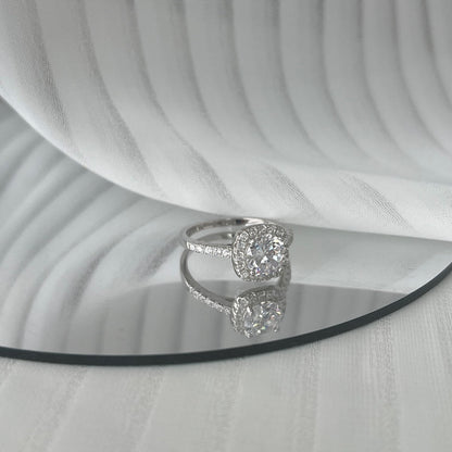 [Elowen Jewels]Dazzling Resplendent Round Cut Wedding Ring