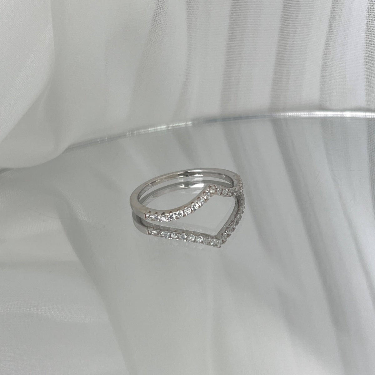 [Elowen Jewels]Elaborate Tennis Band Ring