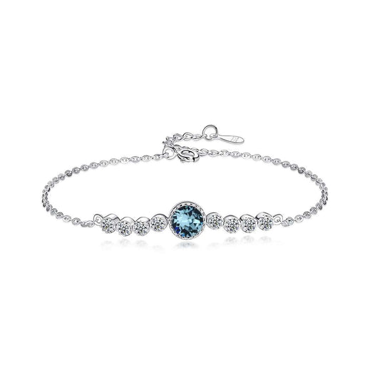 [Elowen Jewels]Luxurious Heart Of The Ocean Bracelet