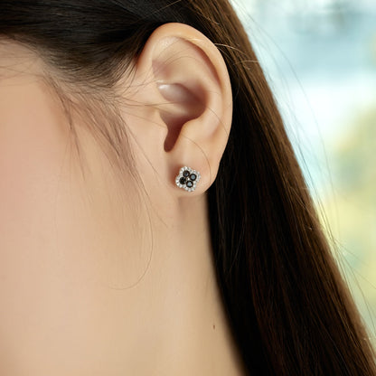 [Elowen Jewels]Four-Leaf Clover Flower Shaped Earrings