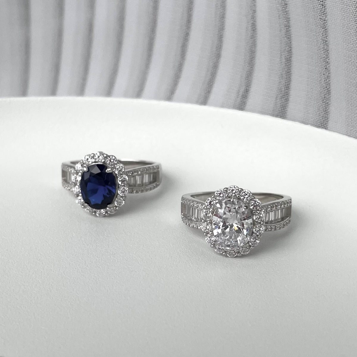 [Elowen Jewels]1.5 Carat Dazzling Charming Oval Cut Banquet Ring