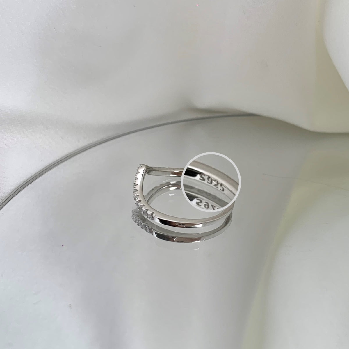 [Elowen Jewels]Elaborate Tennis Band Ring