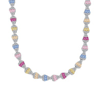 [Elowen Jewel]Radiant Colorful Rainbow Necklace
