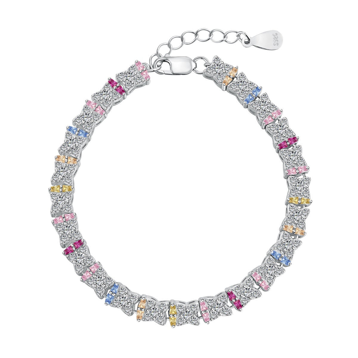 [Elowen Jewels]Unique Colorful Flower Shape Daily Bracelet