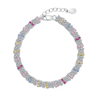 [Elowen Jewel]Unique Colorful Flower Shape Daily Bracelet