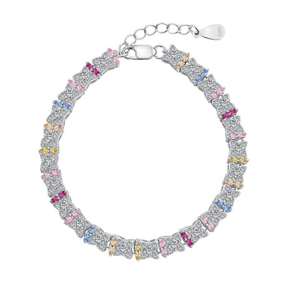 [Elowen Jewels]Unique Colorful Flower Shape Daily Bracelet