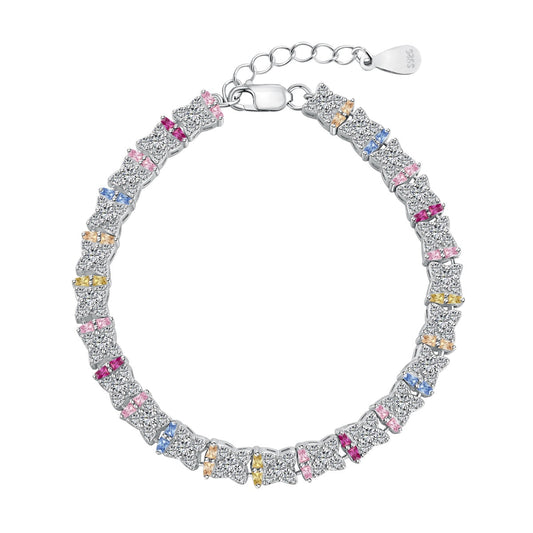 [Elowen Jewels]Unique Colorful Flower Shape Daily Bracelet