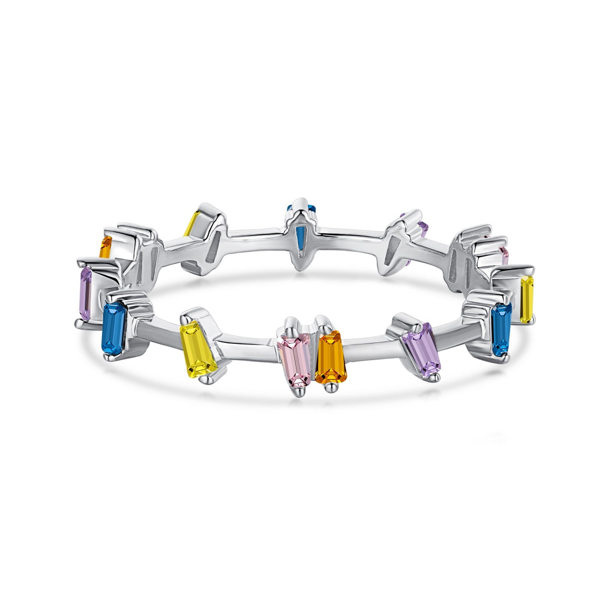 [Elowen Jewels]Unique Trapezoid Cut Daily Ring