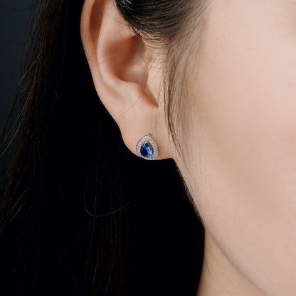 [Elowen Jewels]Luxurious Water Drop Shape Earrings