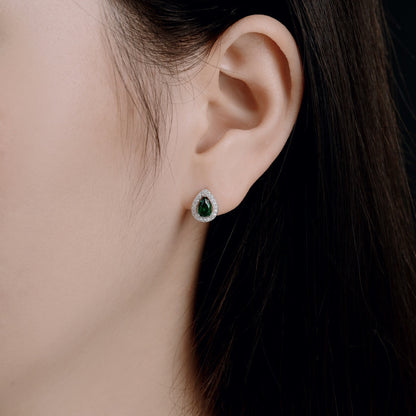 [Elowen Jewels]Luxurious Water Drop Shape Earrings