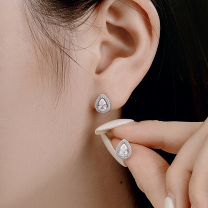 [Elowen Jewels]Luxurious Water Drop Shape Earrings
