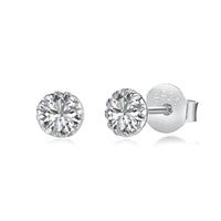 [Elowen Jewel]Sparkling Colorful Round Shape Earrings