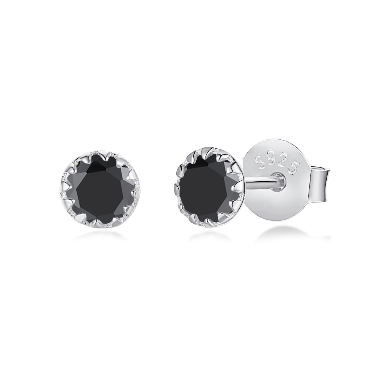 [Elowen Jewels]Sparkling Colorful Round Shape Earrings
