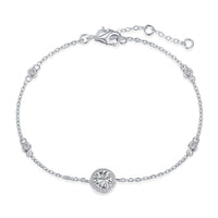 [Elowen Jewel]Dazzling Round Cut Shape Bracelet