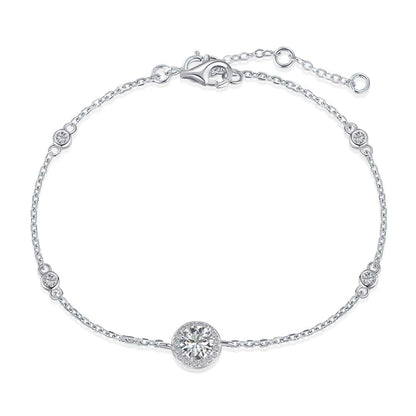 [Elowen Jewels]Dazzling Round Cut Shape Bracelet