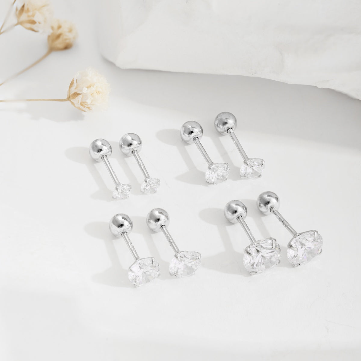 [Elowen Jewels]Unique U-Shaped Ear Bone Earrings