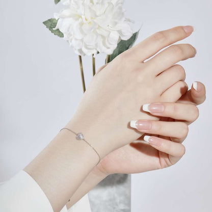 [Elowen Jewels]Heart-Shaped Gentle and Versatile Bracelet