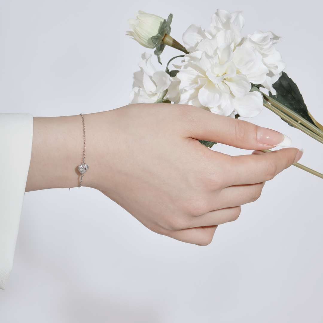 [Elowen Jewels]Heart-Shaped Gentle and Versatile Bracelet