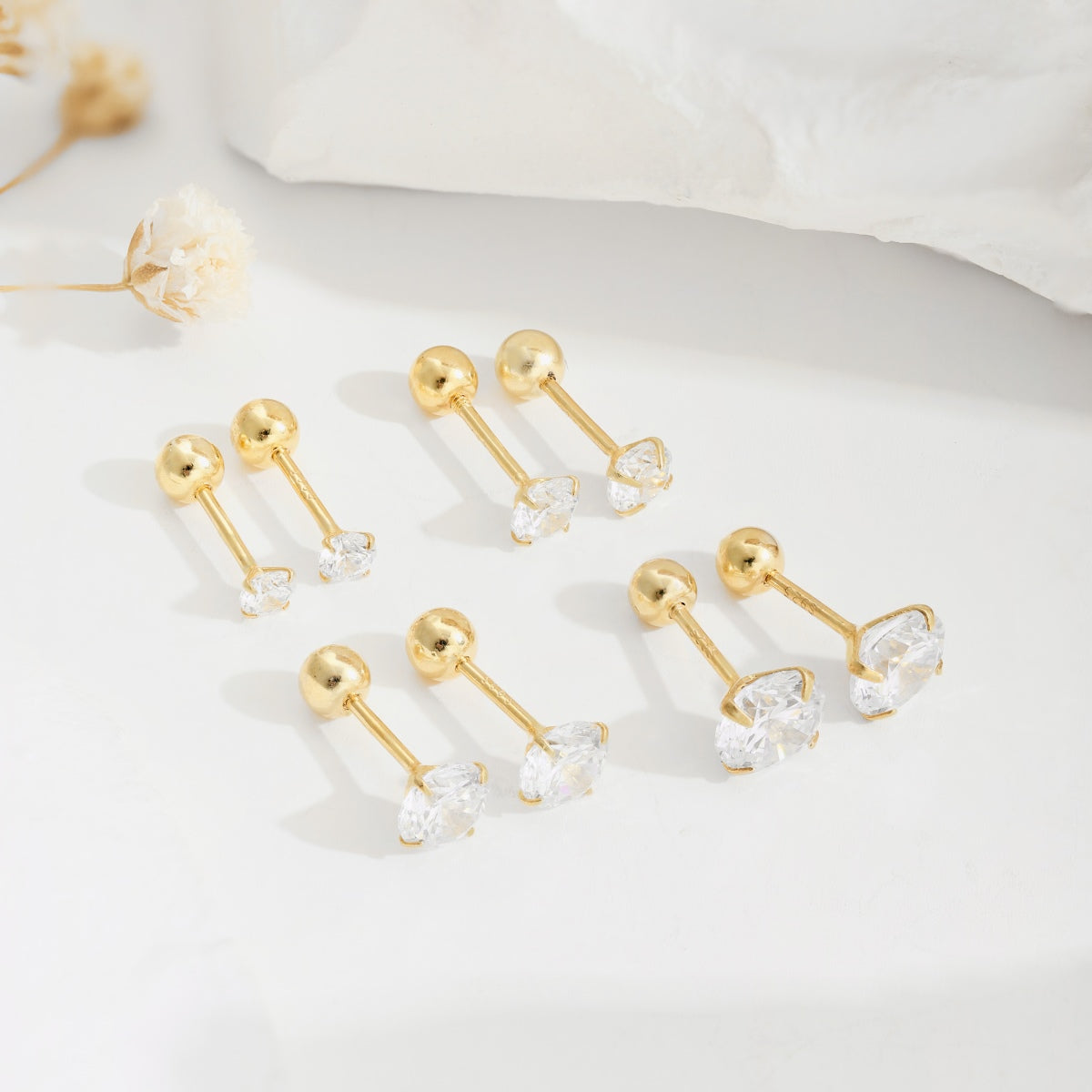 [Elowen Jewels]Unique U-Shaped Ear Bone Earrings