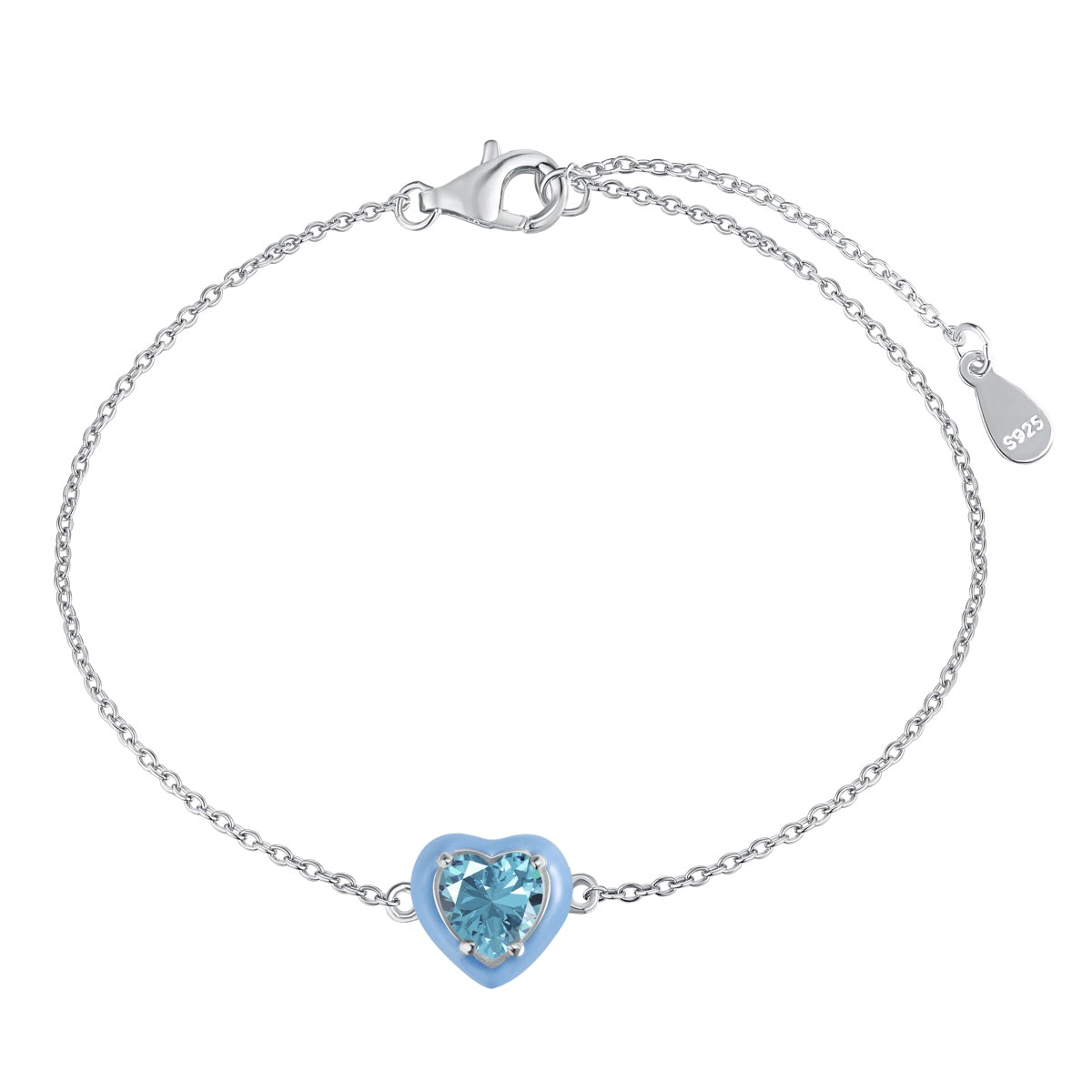 [Elowen Jewels]Sparkling Romantic Heart Shape Lover Bracelet