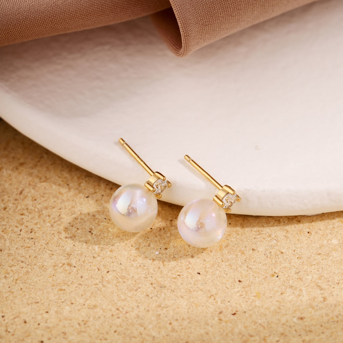 [Elowen Jewels]Symphony Mermaid Pearl Earrings