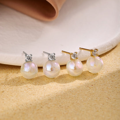 [Elowen Jewels]Symphony Mermaid Pearl Earrings