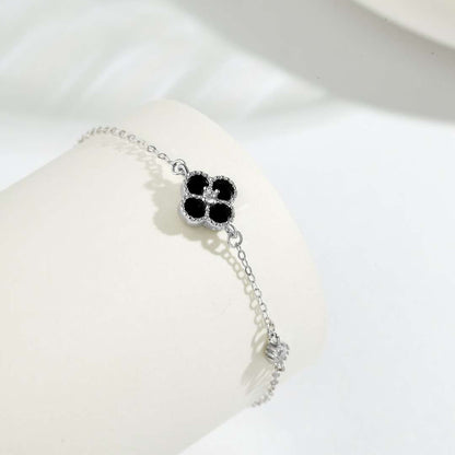 [Elowen Jewels]Delicate Four Leaf Clover Bracelet