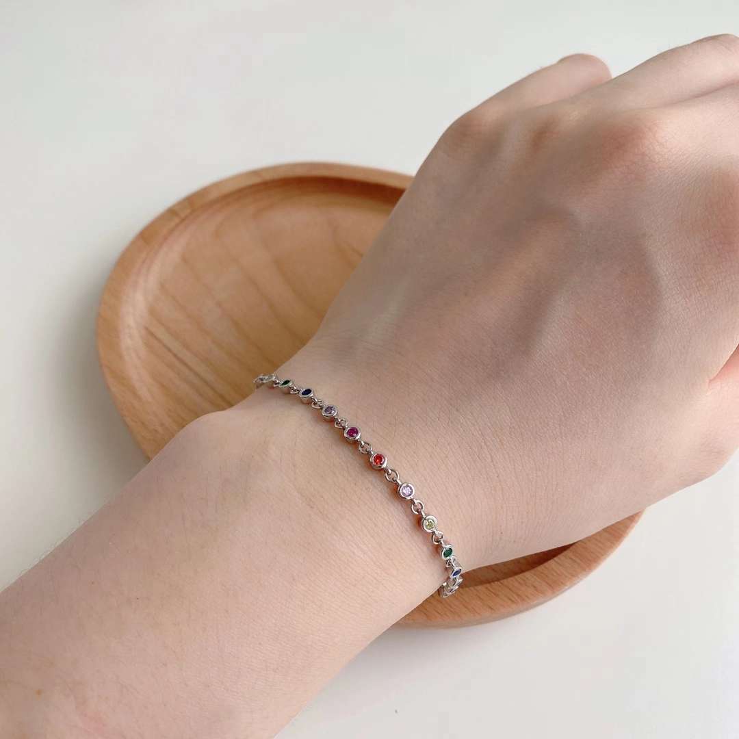 [Elowen Jewels]Colorful Bead Array Bracelet