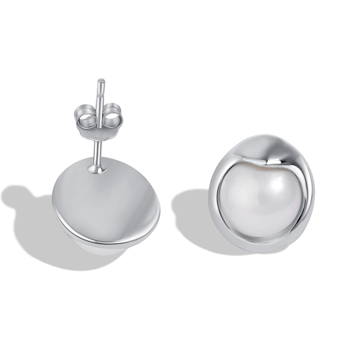 [Elowen Jewels]Dainty Bread Pearl Earrings