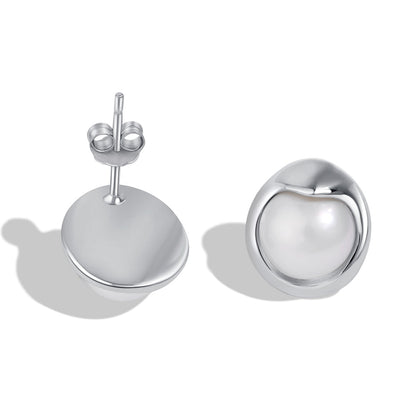 [Elowen Jewels]Dainty Bread Pearl Earrings