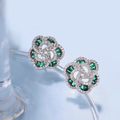 [Elowen Jewels]Exquisite Flower Shape Daily Earrings
