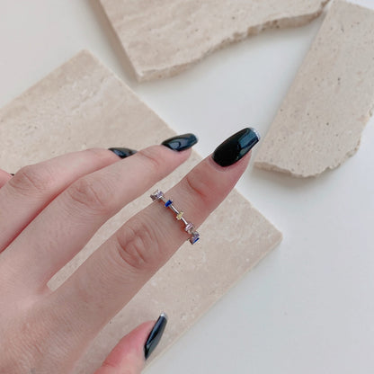 [Elowen Jewels]Unique Trapezoid Cut Daily Ring
