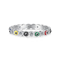 [Elowen Jewel]Sparkling Vibrant Round Shape Daily Ring