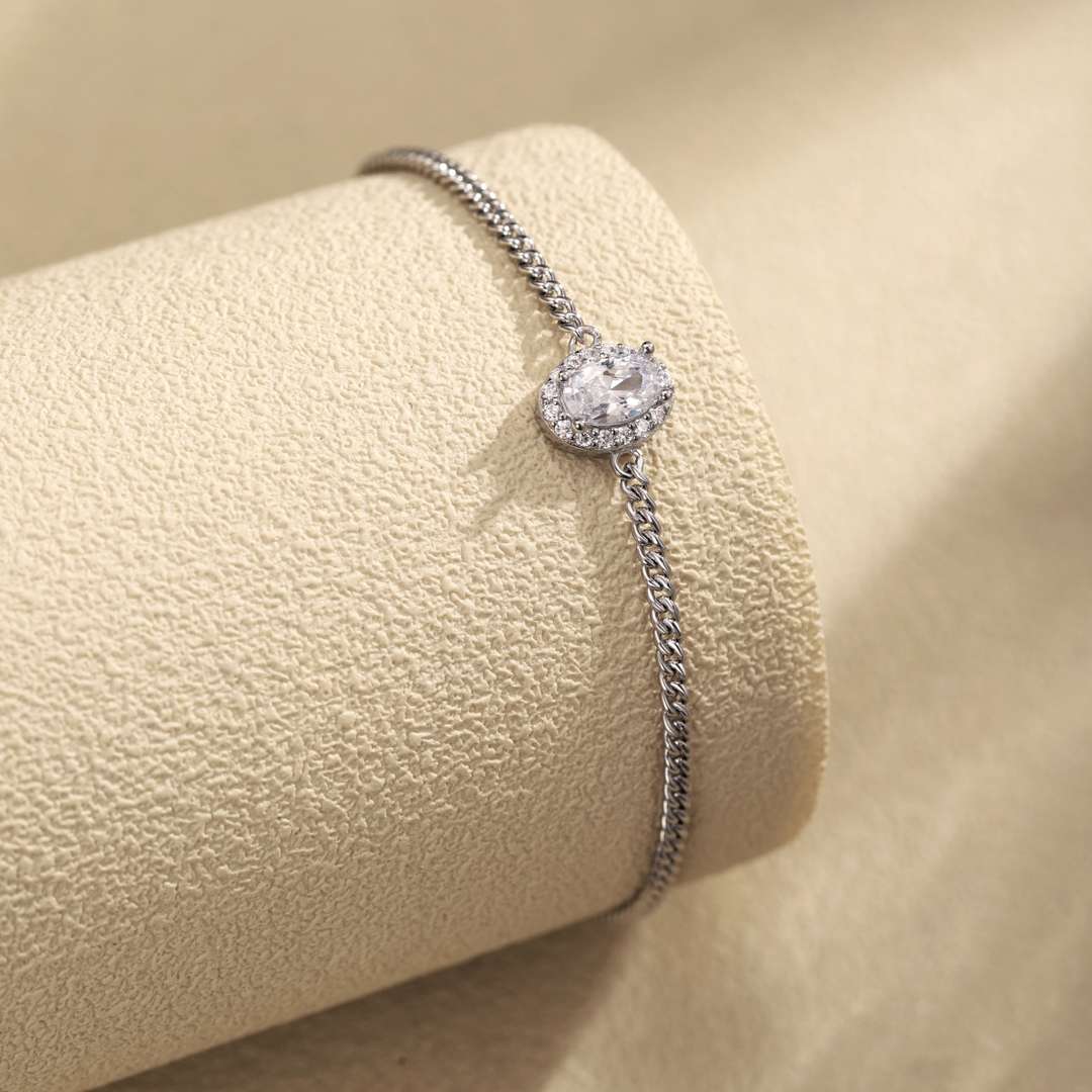 [Elowen Jewels]Exquisite Oval Shape Bracelet