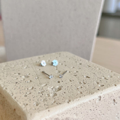 [Elowen Jewels]Delicate Solitaire Earrings