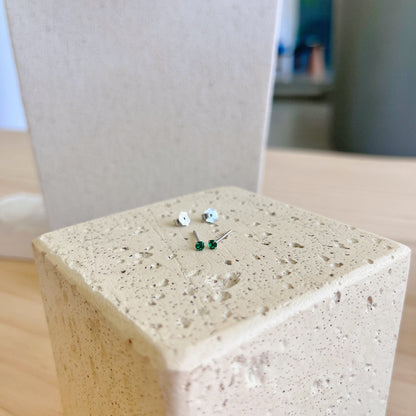 [Elowen Jewels]Delicate Solitaire Earrings