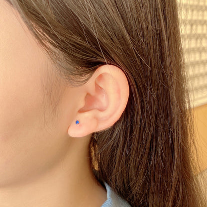 [Elowen Jewels]Delicate Solitaire Earrings