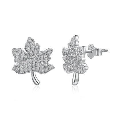 [Elowen Jewels]Exquisite Maple Leaf Design Earrings