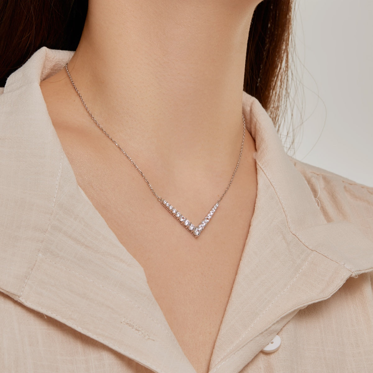 [Elowen Jewels]Ornate Round Cut Necklace