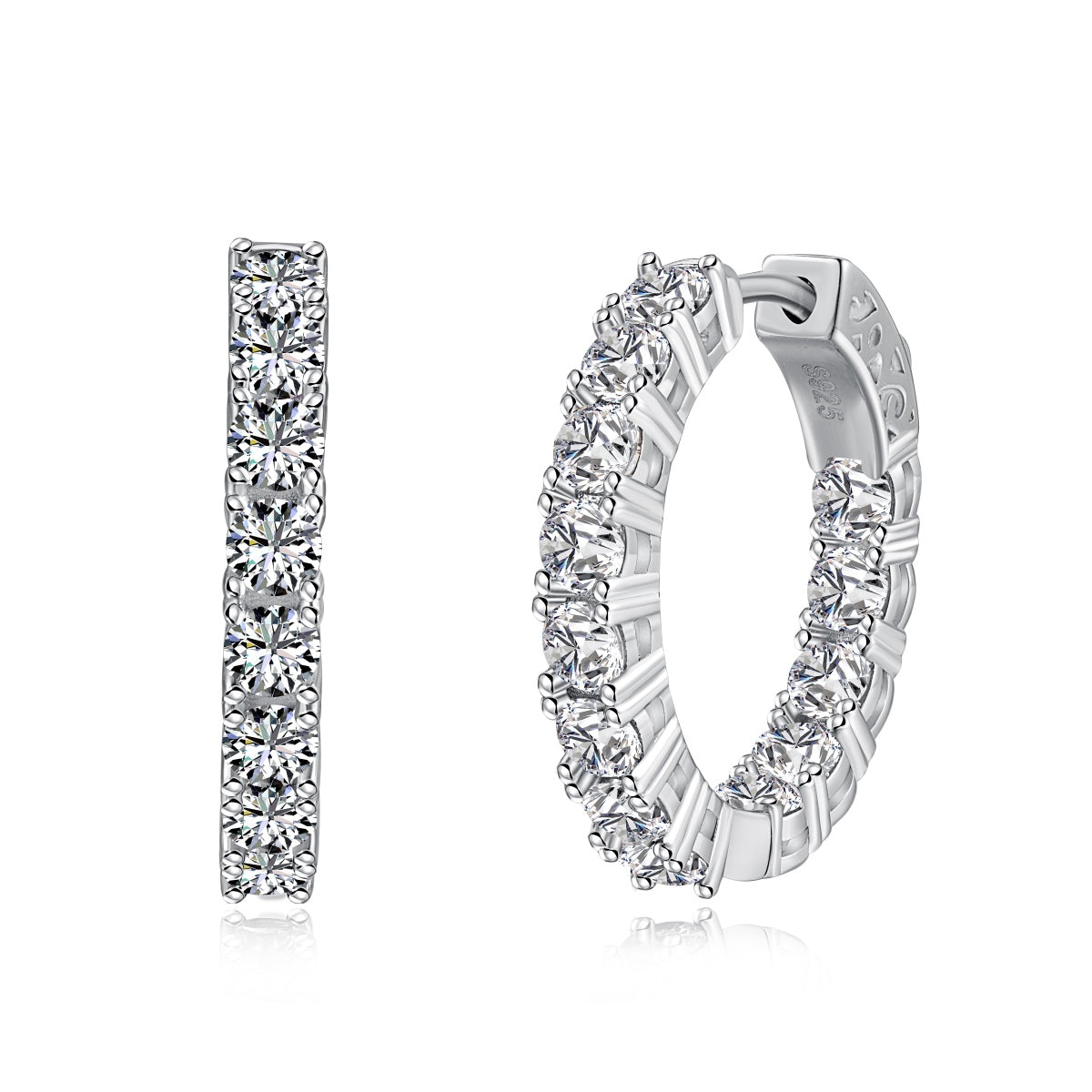 [Elowen Jewels]Unique Round Cut Daily Earrings