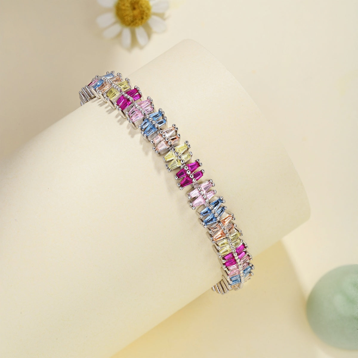 [Elowen Jewels]Sparkling Exquisite Multi Cut Party Bracelet