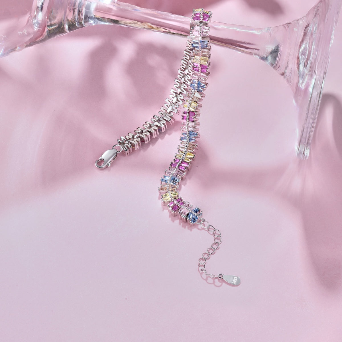 [Elowen Jewels]Sparkling Exquisite Multi Cut Party Bracelet