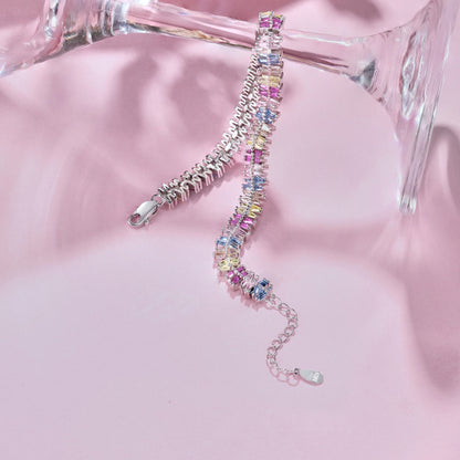 [Elowen Jewels]Sparkling Exquisite Multi Cut Party Bracelet