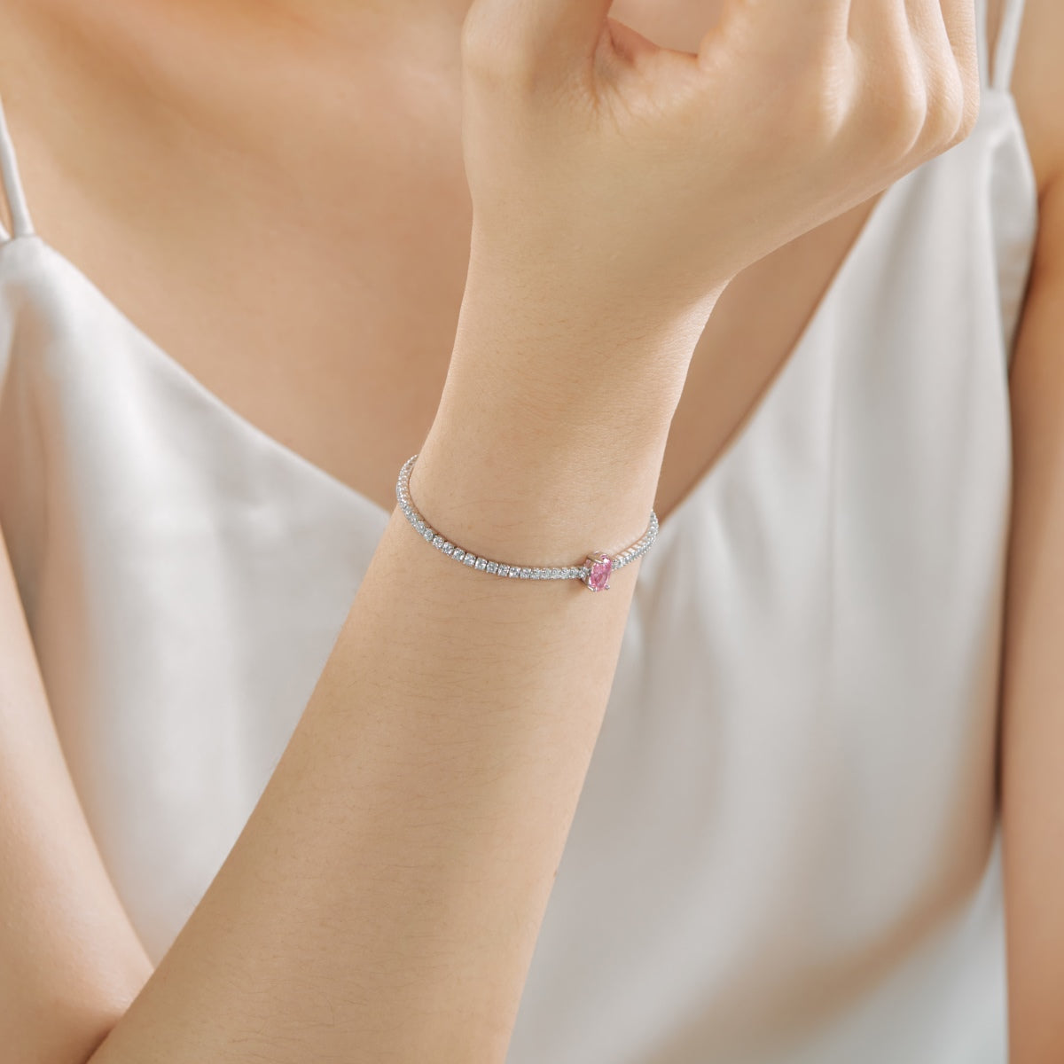 [Elowen Jewels]0.75 Carat Exquisite Oval Cut Daily Bracelet